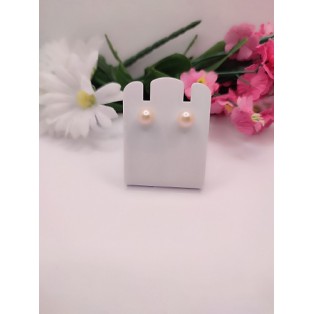 Pink Freshwater Pearl Stud Earrings